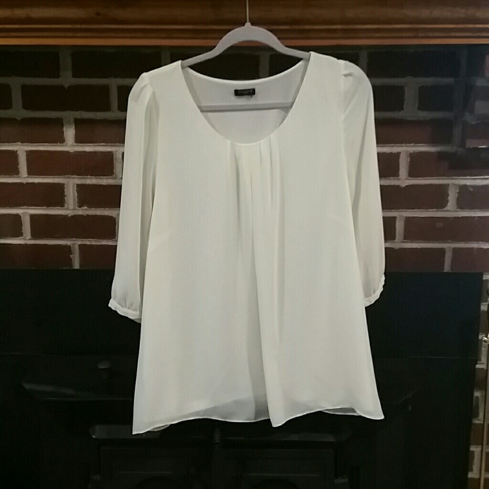 Ann Taylor Ivory Blouse